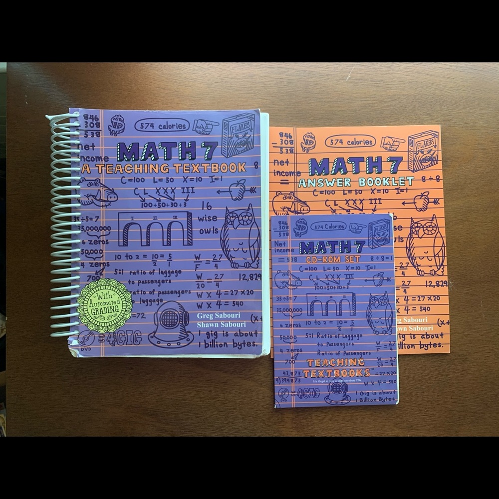 Teaching Textbooks Math 7